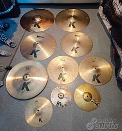 Piatti Zildjan serie K DARK  perfetti