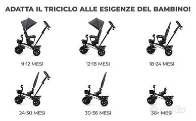 Triciclo Kinderkraft 3 in 1