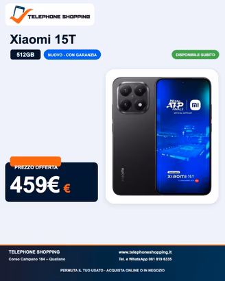 Xiaomi 15T 12/512GB Nuovo