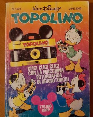 Topolino libretto Disney n.1809 del 29 Luglio 1990
