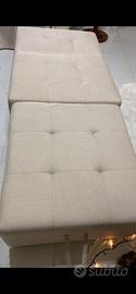 Poltrona a letto singolo (pouf) 1 posto + cuscino