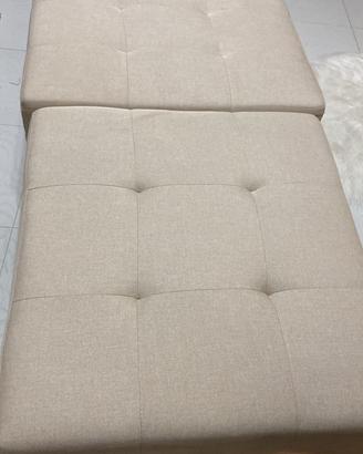 Poltrona a letto singolo (pouf) 1 posto + cuscino