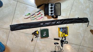 attrezzatura da pesca eging 