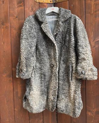 Cappotto Astracan interno in  raso