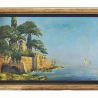 Olio su tela napoli 33 per 53