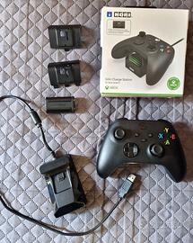 Controller Xbox Series X + base ricarica Hori
