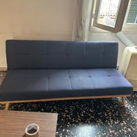 Divano-letto blu