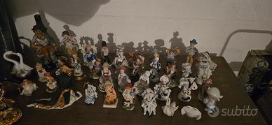 Lotto Statuine Vintage in Ceramica e Porcellana