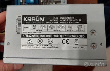 Alimentatore KRAUN P500 ATX