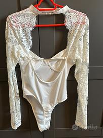Body con pizzo taglia M