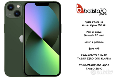 Apple iPhone 13 Verde Alpino 256 Gb