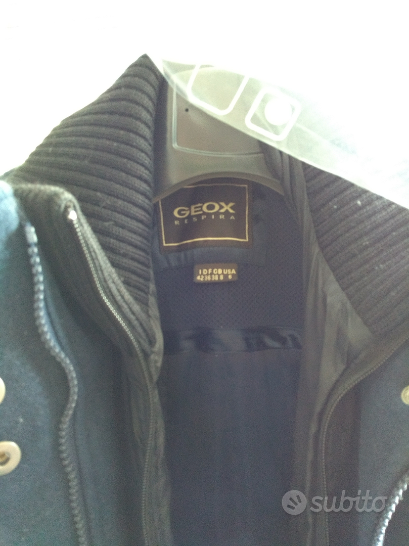 Cappotto blu lana Geox donna - Abbigliamento Accessori vendita a Treviso