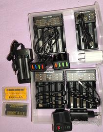 Caricabatterie Intelligenti e Batterie 18650 NUOVI