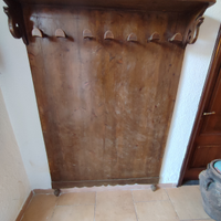 Appendiabiti rustico in legno