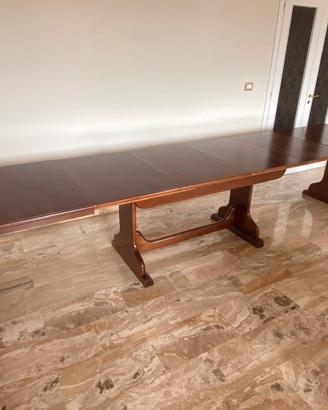 Tavolo 180x90 allungabile 4 metri con 6 Sedie