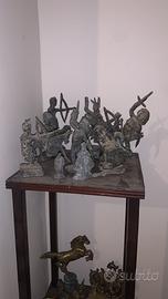 Lotto bronzetti africani