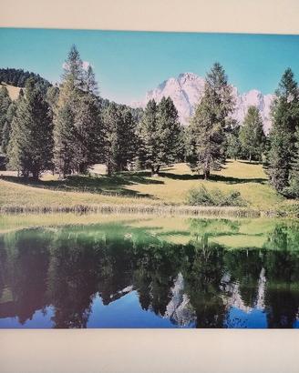 stampa paesaggio val Gardena