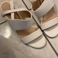 sandalo tacco medio alto bianco primadonna tag 37