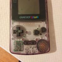 Game boy Nintendo trasparente purple