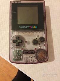 Game boy Nintendo trasparente purple