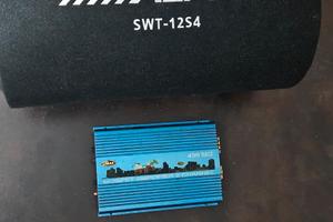 subwoofer e  amplificatore 