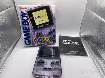Console Nintendo GameBoy Game Boy Color Viola Tras