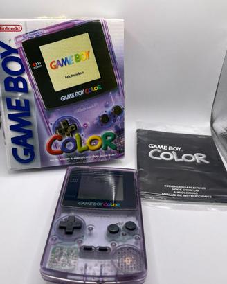 Console Nintendo GameBoy Game Boy Color Viola Tras