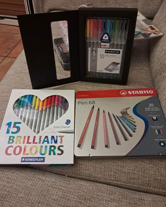 Lotto Pennarelli STAEDTLER e STABILO Pen 68