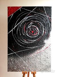 quadro astratto dipinto a mano su tela