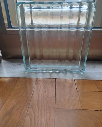 24 pezzi vetro scanalato o rigato 