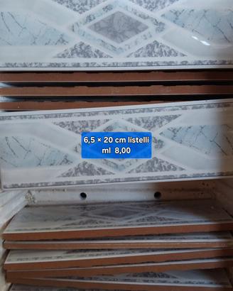 Listelli in ceramica 6,5x20 cm – 8 ml
