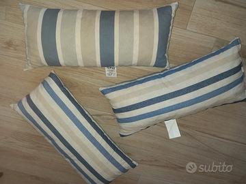 cuscini rettangolari a righe