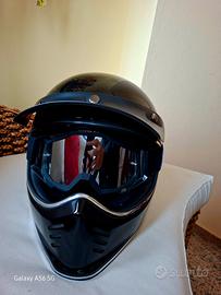 casco enduro vintage nuovo