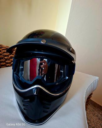 casco enduro vintage nuovo