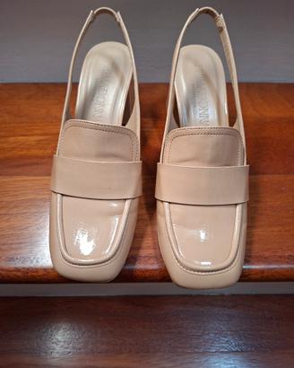 Mocassini Slingback beige /nude Primadonna 