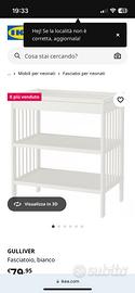 Fasciatoio ikea gulliver completo
