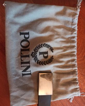 cintura uomo in pelle Pollini cm 110