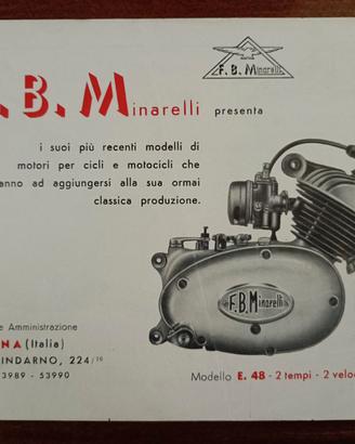 F.B.Minarelli  motori E.48, 6.V, P.3, P.75, S.125