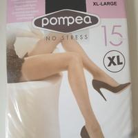 Lotto 6 paia collant Pompea 15 den. Taglia XL