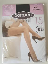 Lotto 6 paia collant Pompea 15 den. Taglia XL