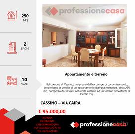 Appartamento 250 mq con terreno 75.000 mq