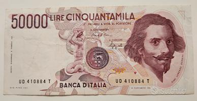 50000 Lire Bernini primo tipo