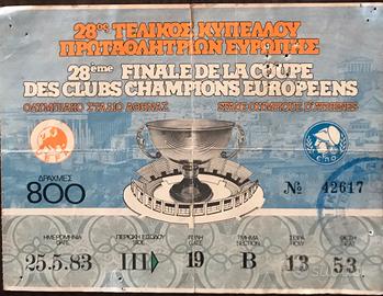 Juventus-Amburgo Finale Coppa Campioni 1983