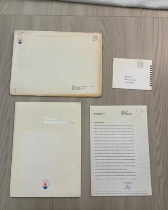 Raro Kit Brochure Maserati Quattroporte IV 1997