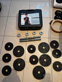 KIT MANUBRI 22 KG – DECATHLON – COME NUOVI