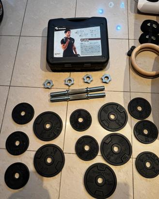 KIT MANUBRI 22 KG – DECATHLON – COME NUOVI