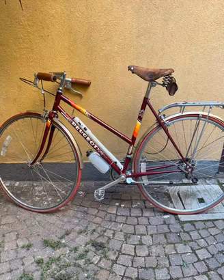 Bici vintage Peugeot donna anni ‘70/‘80 bordeaux