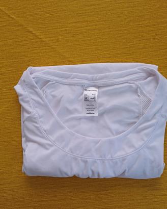 Maglia bianca sportiva Quechua da donna