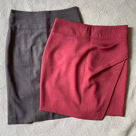 2 gonne a tubino una H&M e una sartoriale XS