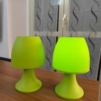 Coppia lampade LED a batteria – verde